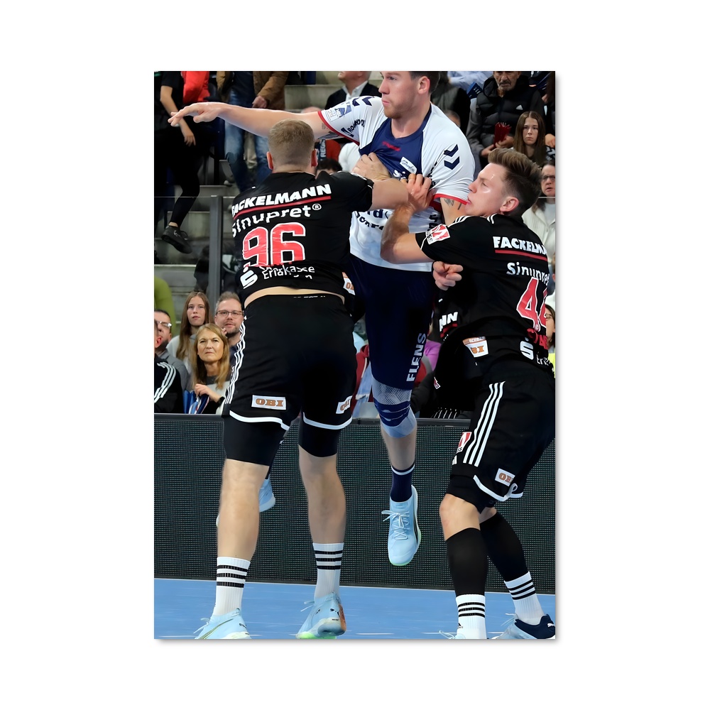 Poster rythme basketball